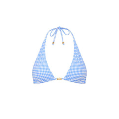 Classic Tie Halter Bikini Top - Skinny Dip