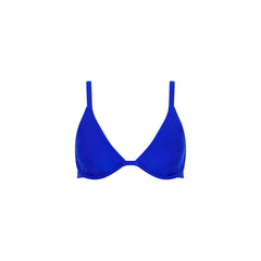 Underwire Triangle D+ Cup Bikini Top - Blue Lagoon