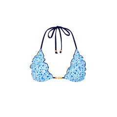 Lettuce Edge Bralette Bikini Top - Dream Flower