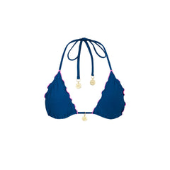 Lettuce Edge Bralette Bikini Top - Mystic Moon