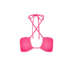 Braided Tie Bandeau Bikini Top - Kiss Me